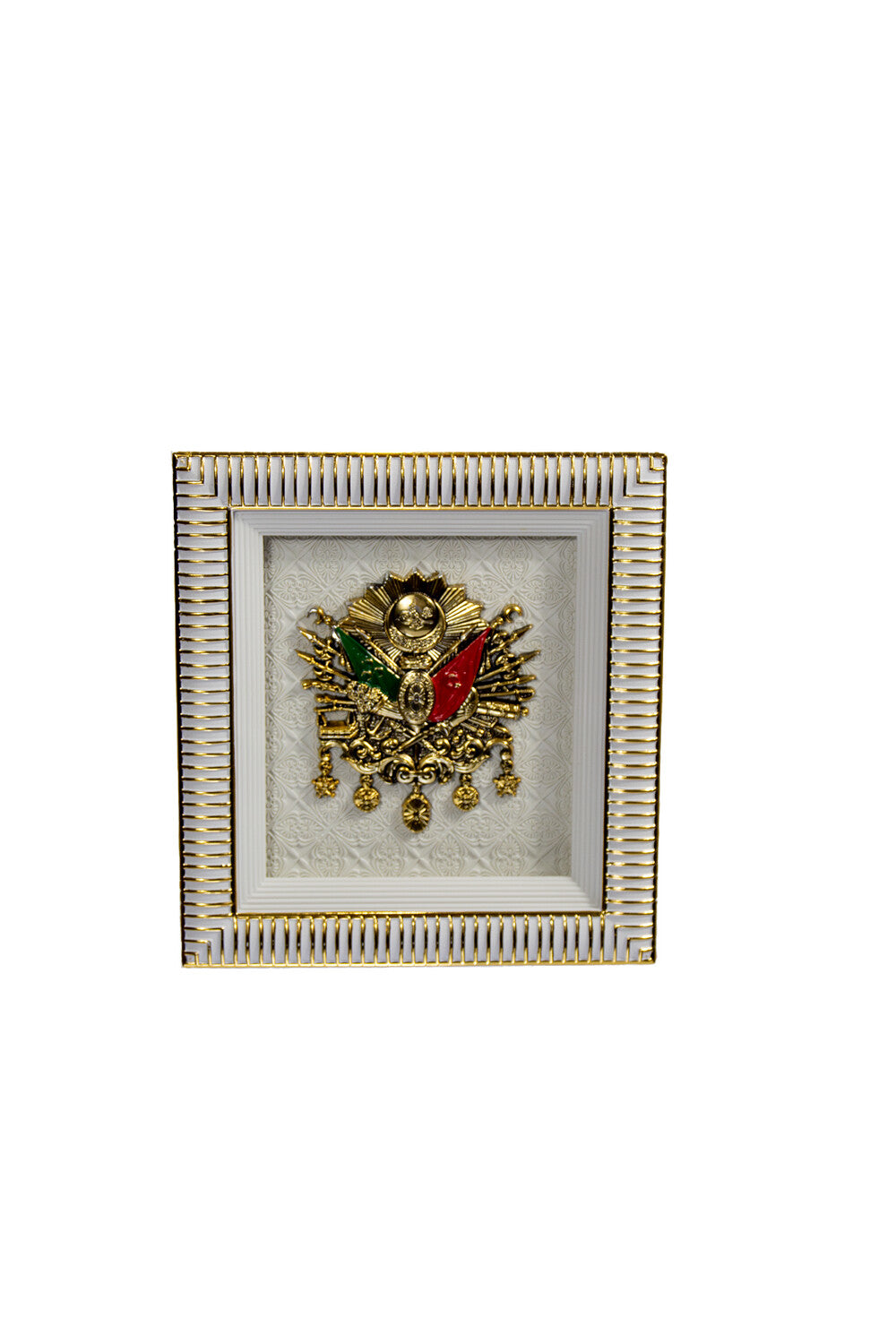 Osmanli Arma Weiss/Gold Günes Hediyelik / GN-1484