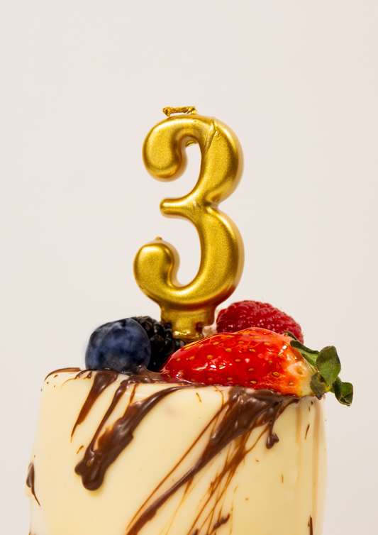 Geburtstagskerzen Zahlen 0-9,3D Gold Geburtstagskerzen,Kerzen Geburtstag Zahl 0-9, Kuchen Topper Dekoration Kuchendeko Geburtstag, Geburtstagskerzen für Geburtstagsdeko