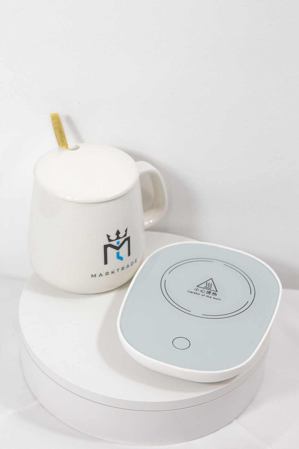 Tassenwärmer USB Mit Tasse,Elektrischer Kaffeewärmer,Tassenwärmer mit Tassenset,Passend für Verschiedene Becherformen,55°C USB Tassenwärmer,Getränkewärmer für Kaffee,Kakao,Milch für Zuhause und Büro