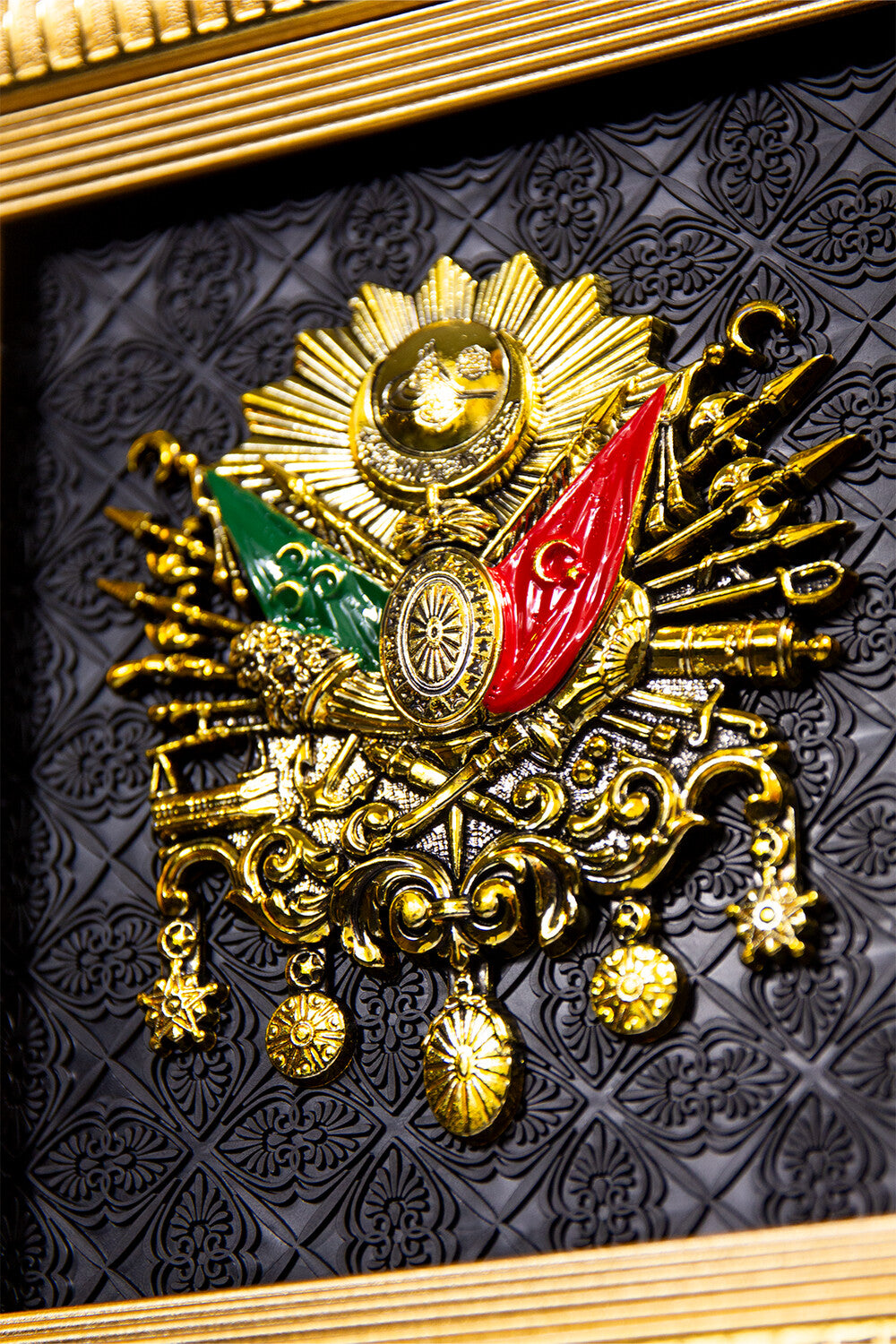 Osmanli Arma Gold/ Schwarz Günes Hediyelik / GN-1482