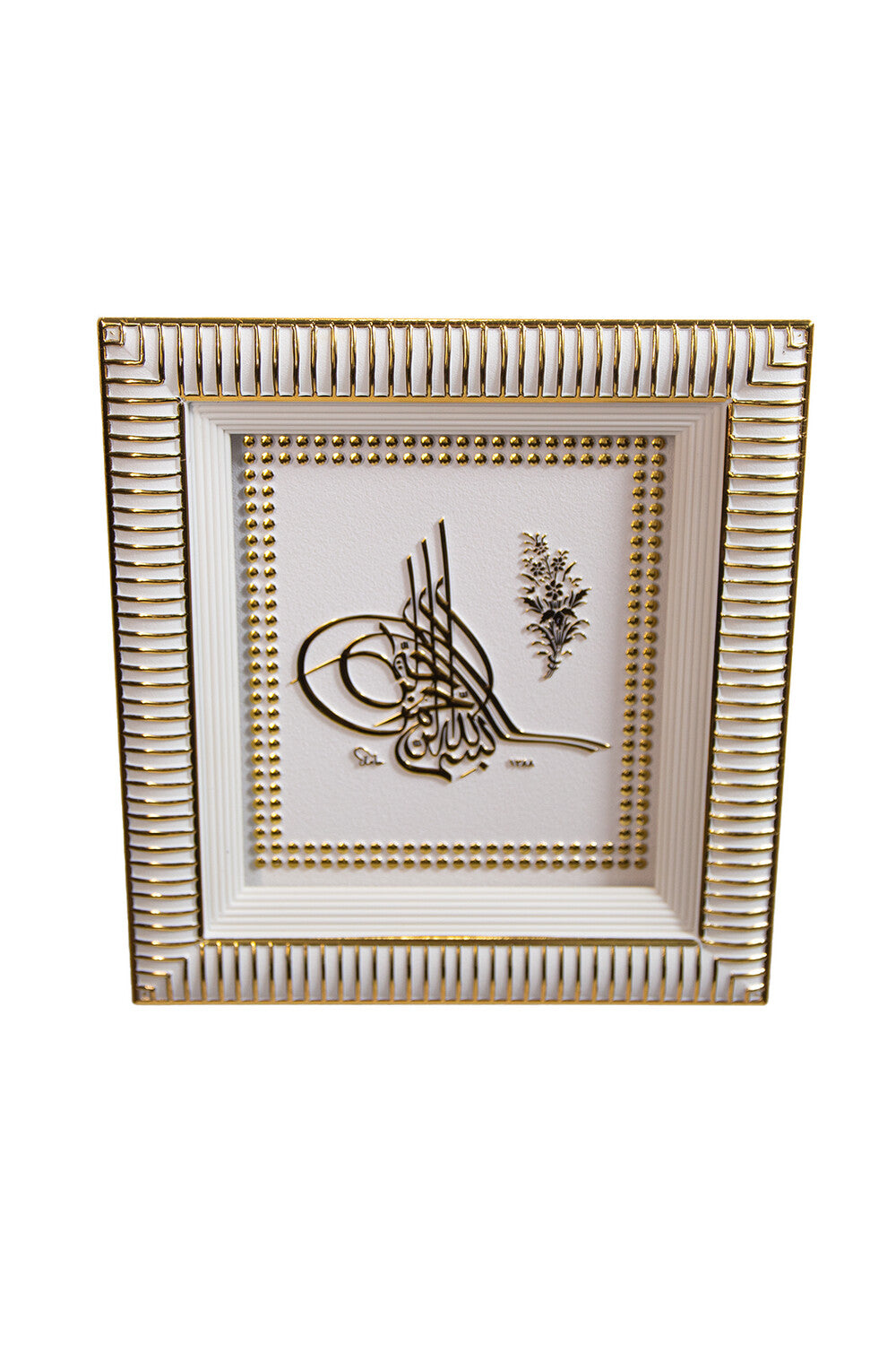 Osmanli Tugra Weiss/Gold Günes Hediyelik / GN-0565