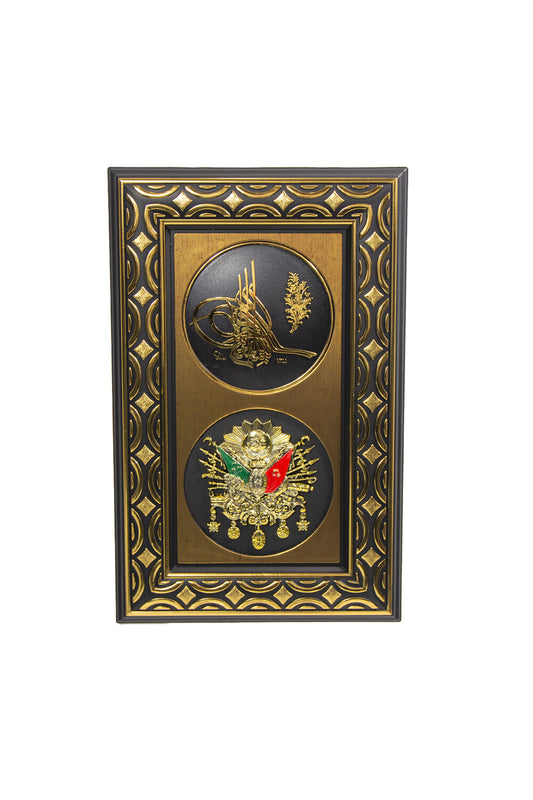 Osmanli Arma Gold/Schwarz Günes Hediyelik / GN-1496