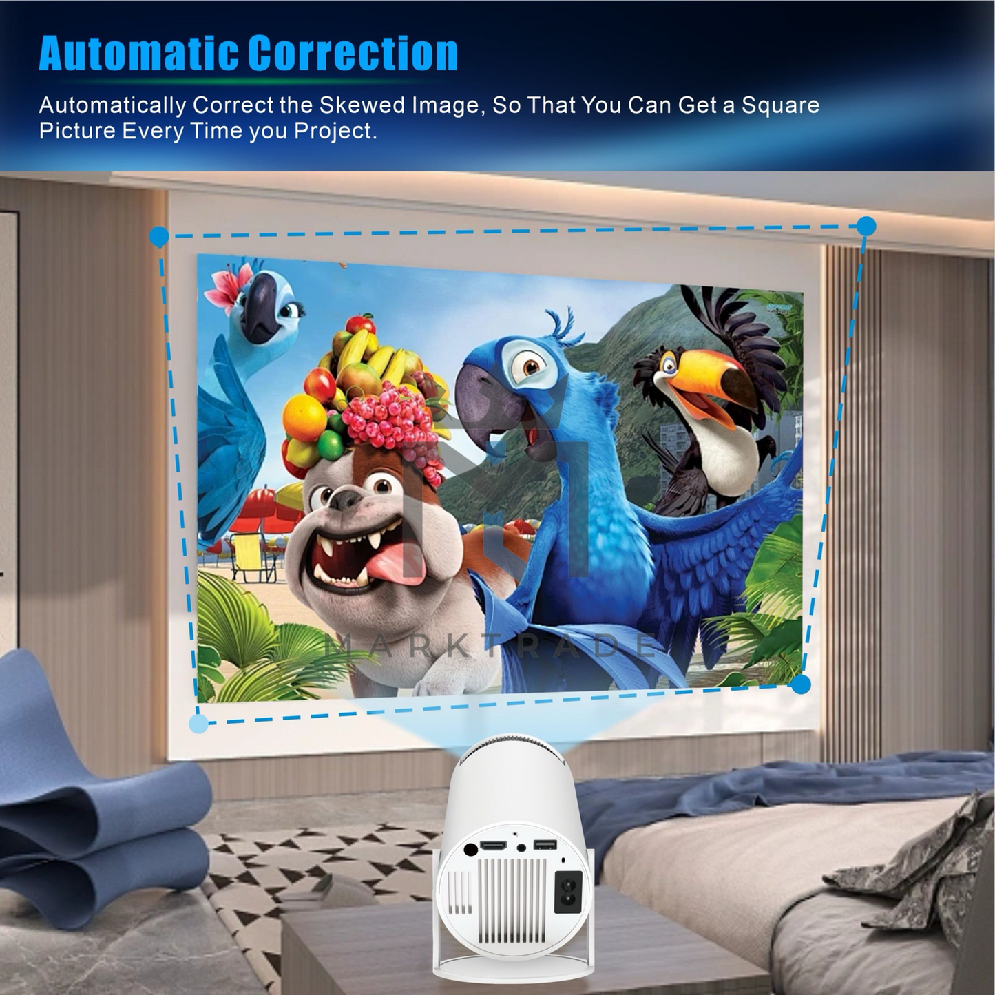 Marktrade HY300PRO 720P HD Freestyle Projection Android 11.0 / 00201