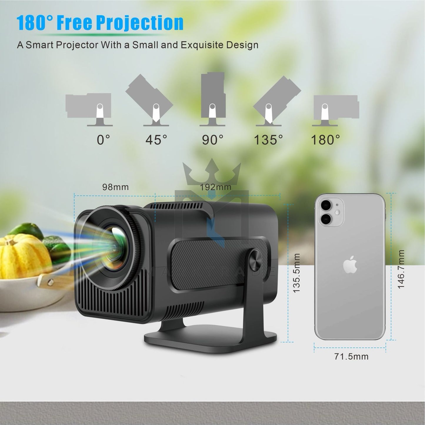 Marktrade HY320Q 1080P FHD Freestyle Projection Android 11.0 / 00200