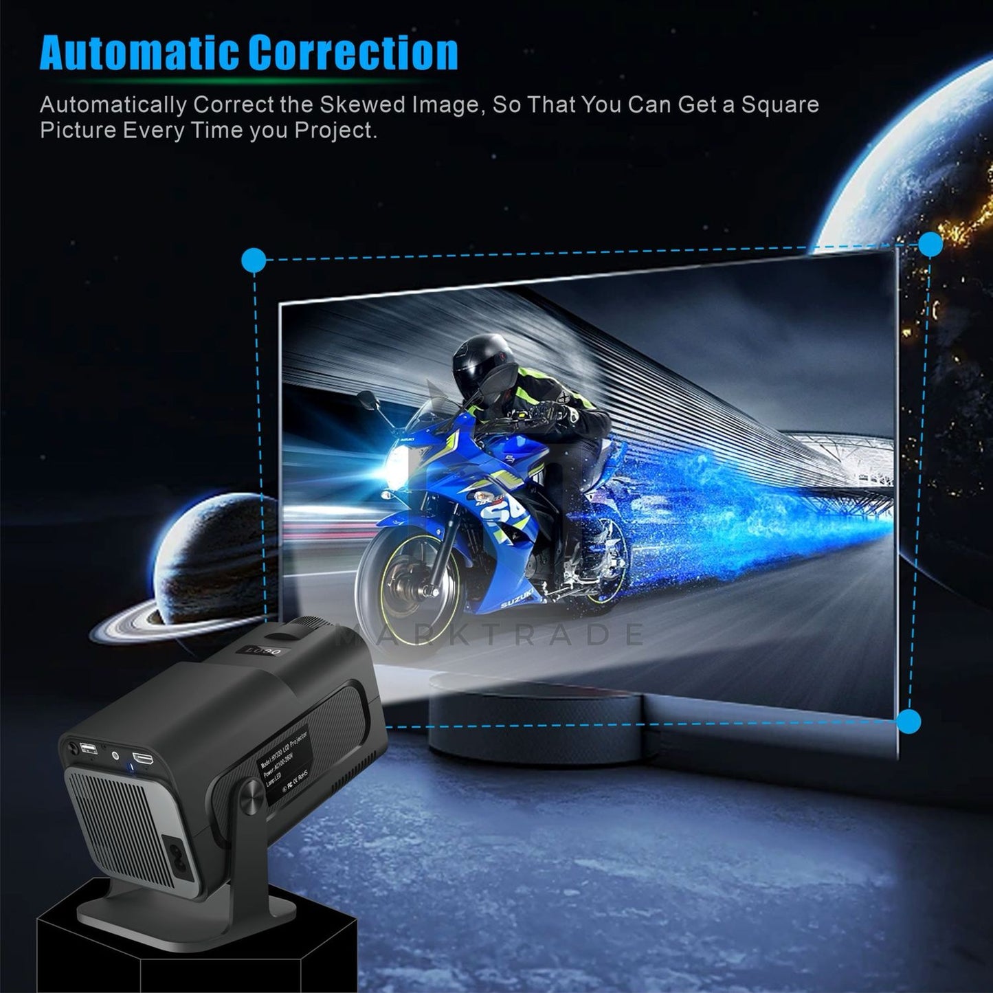Marktrade HY320Q 1080P FHD Freestyle Projection Android 11.0 / 00200